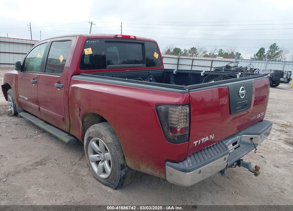 2008 NISSAN TITAN LE/SE VIN: 1N6BA07D78N343298