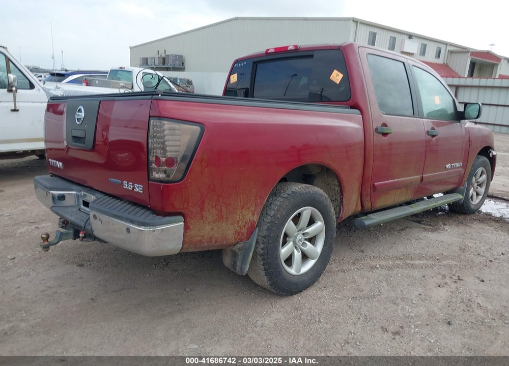 2008 NISSAN TITAN LE/SE VIN: 1N6BA07D78N343298
