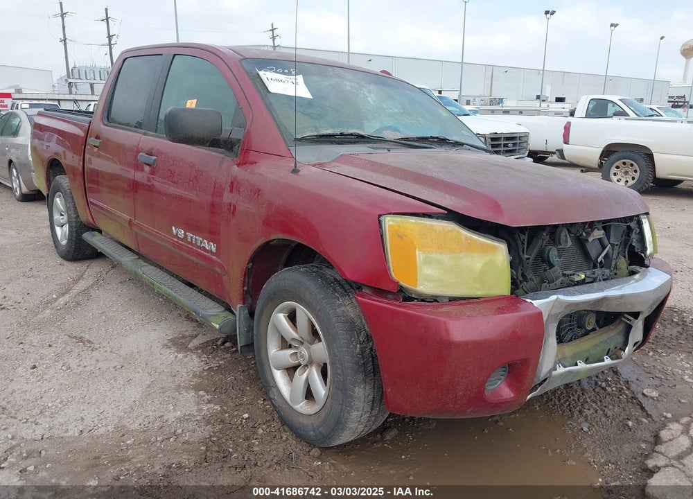 2008 NISSAN TITAN LE/SE VIN: 1N6BA07D78N343298