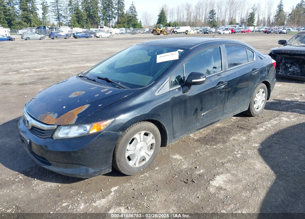 2012 HONDA CIVIC HYBRID VIN: JHMFB4F26CS000676