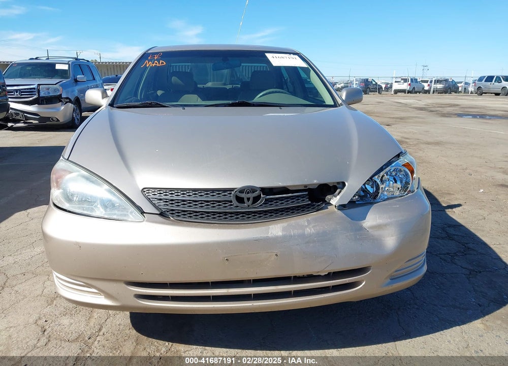 2002 TOYOTA CAMRY LE VIN: 4T1BE32K12U595670
