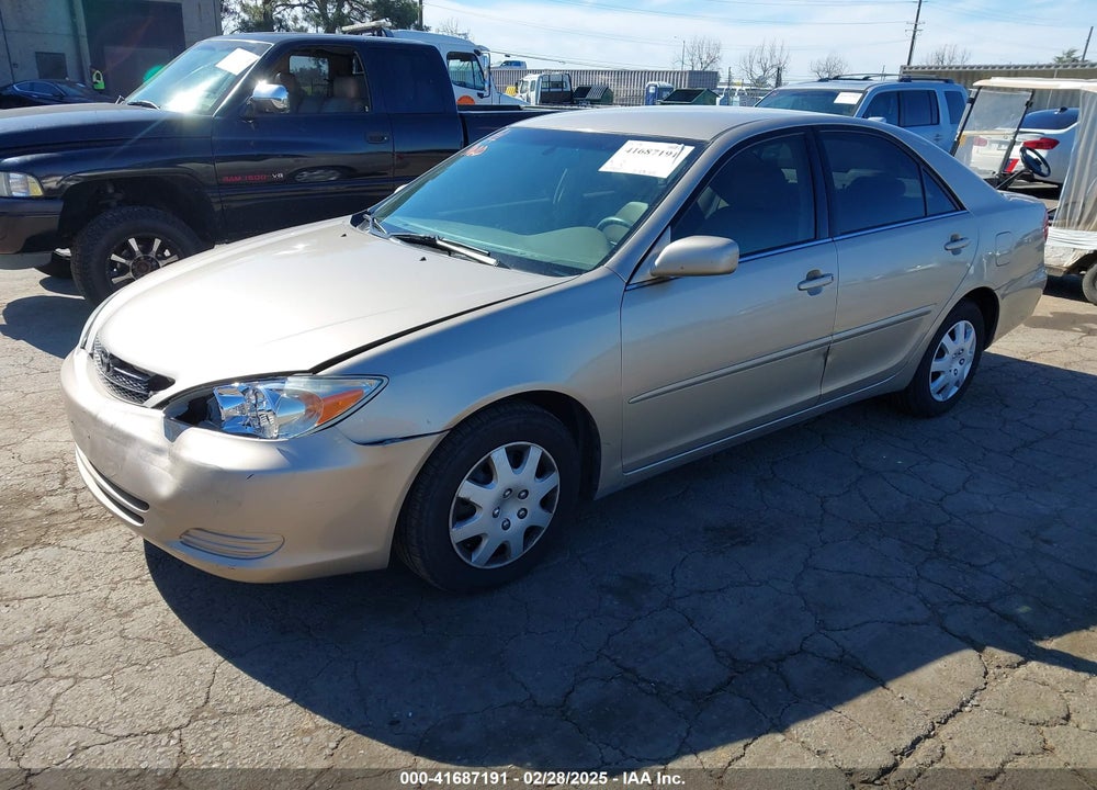 2002 TOYOTA CAMRY LE VIN: 4T1BE32K12U595670