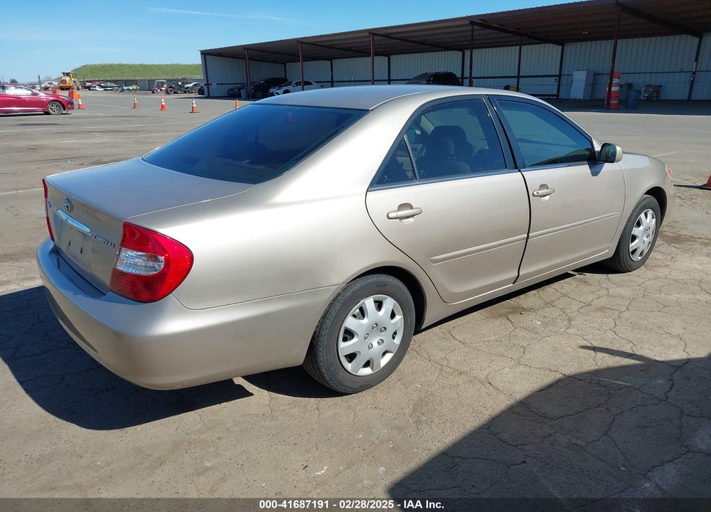 2002 TOYOTA CAMRY LE VIN: 4T1BE32K12U595670