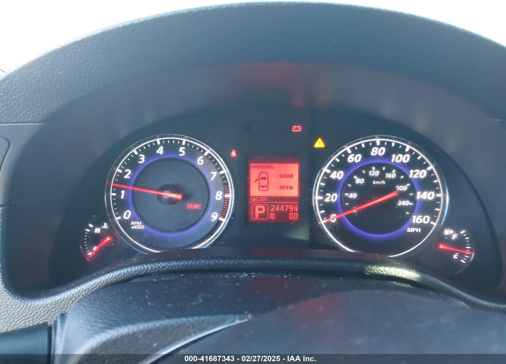 2007 INFINITI G35 JOURNEY VIN: JNKBV61E77M712448