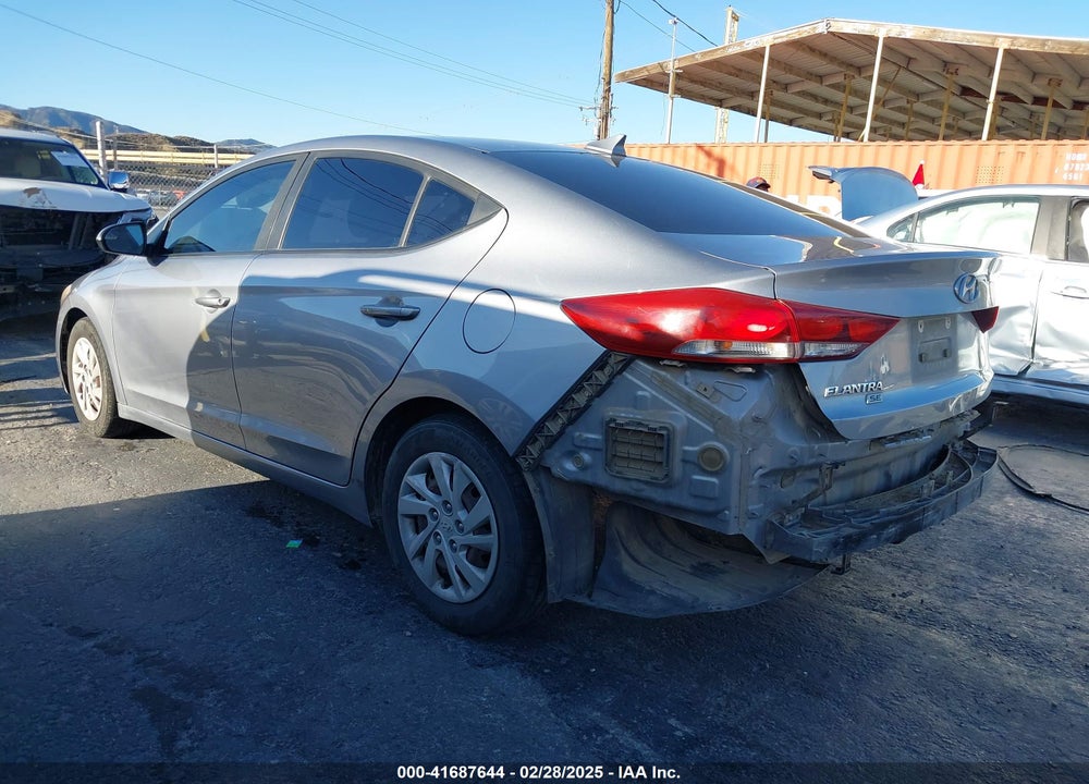 2017 HYUNDAI ELANTRA SE VIN: 5NPD74LF6HH167174