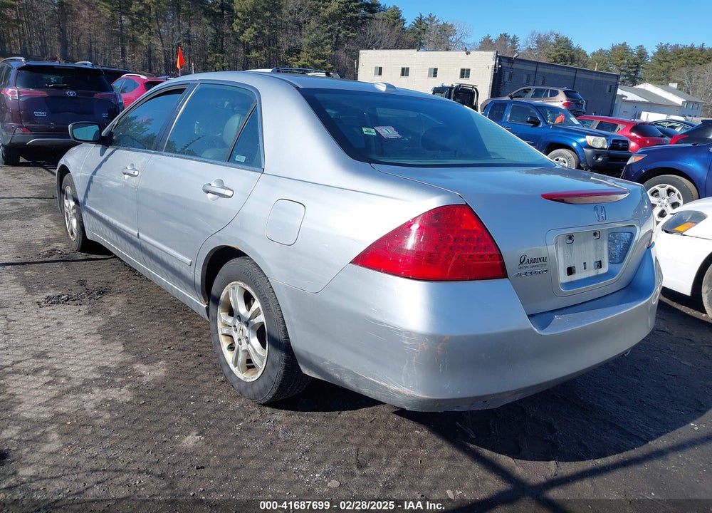 2007 HONDA ACCORD 2.4 EX VIN: 1HGCM56877A060293