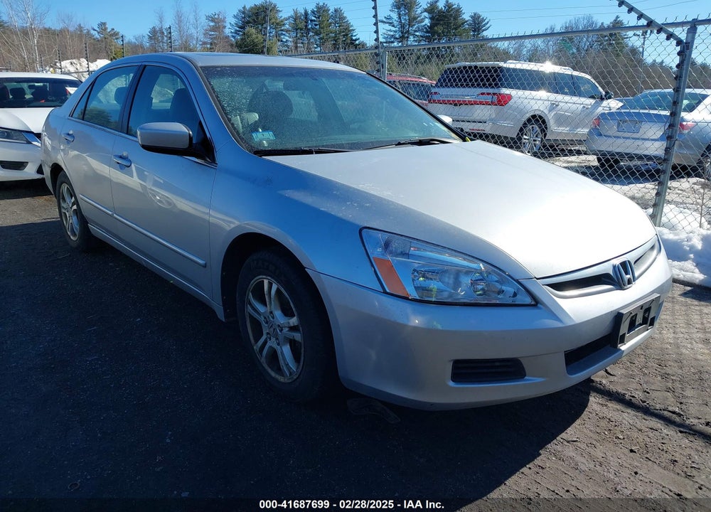 2007 HONDA ACCORD 2.4 EX VIN: 1HGCM56877A060293