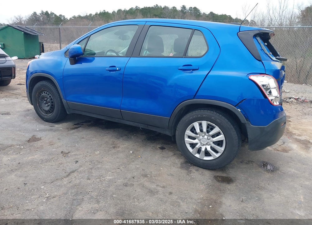 2015 CHEVROLET TRAX VIN: KL7CJKSB1FB074008