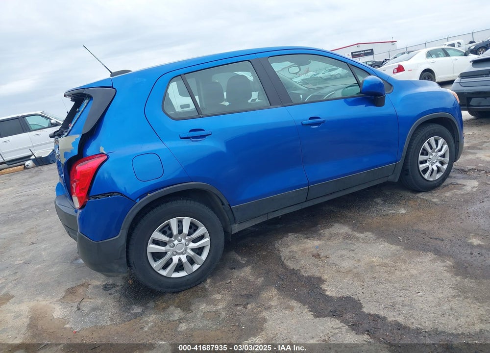 2015 CHEVROLET TRAX VIN: KL7CJKSB1FB074008