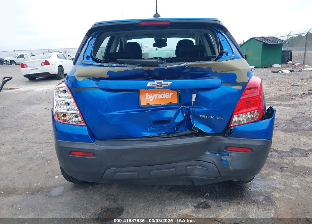 2015 CHEVROLET TRAX VIN: KL7CJKSB1FB074008