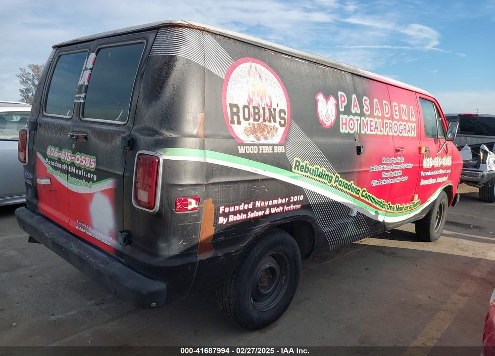 1984 DODGE RAM VAN B150 VIN: 2B7GB13T5EK319260