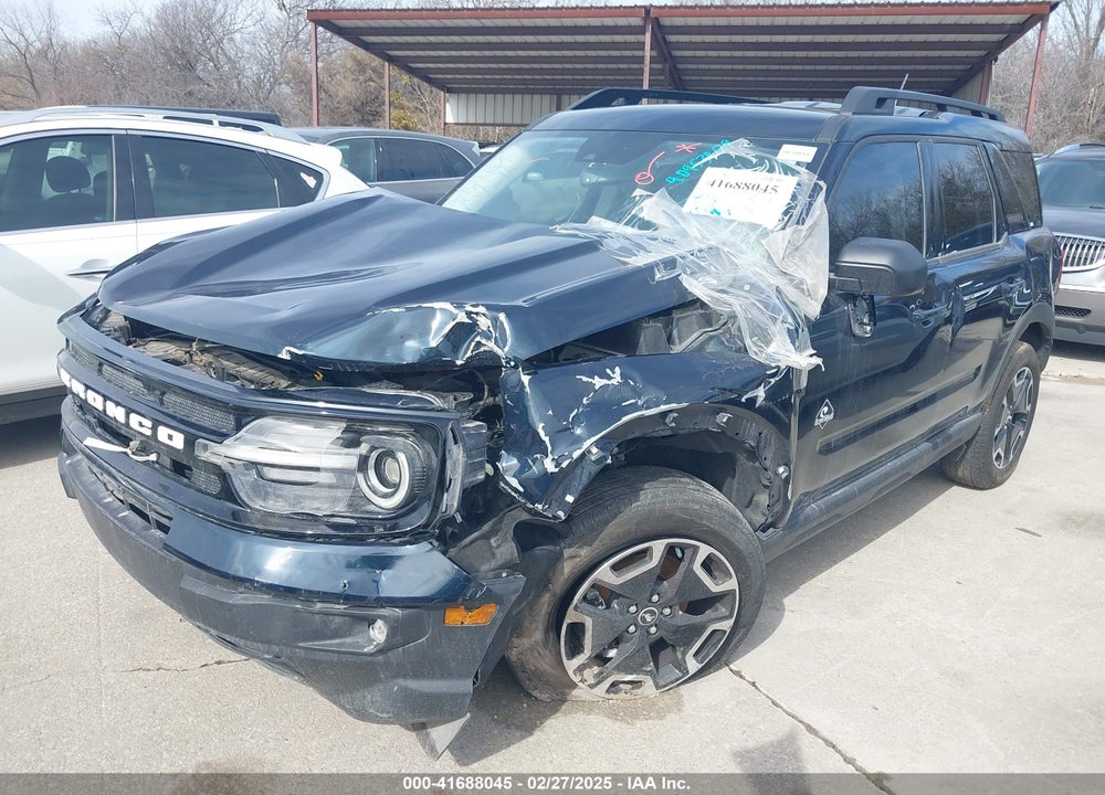 2022 FORD BRONCO SPORT OUTER BANKS VIN: 3FMCR9C66NRE30271