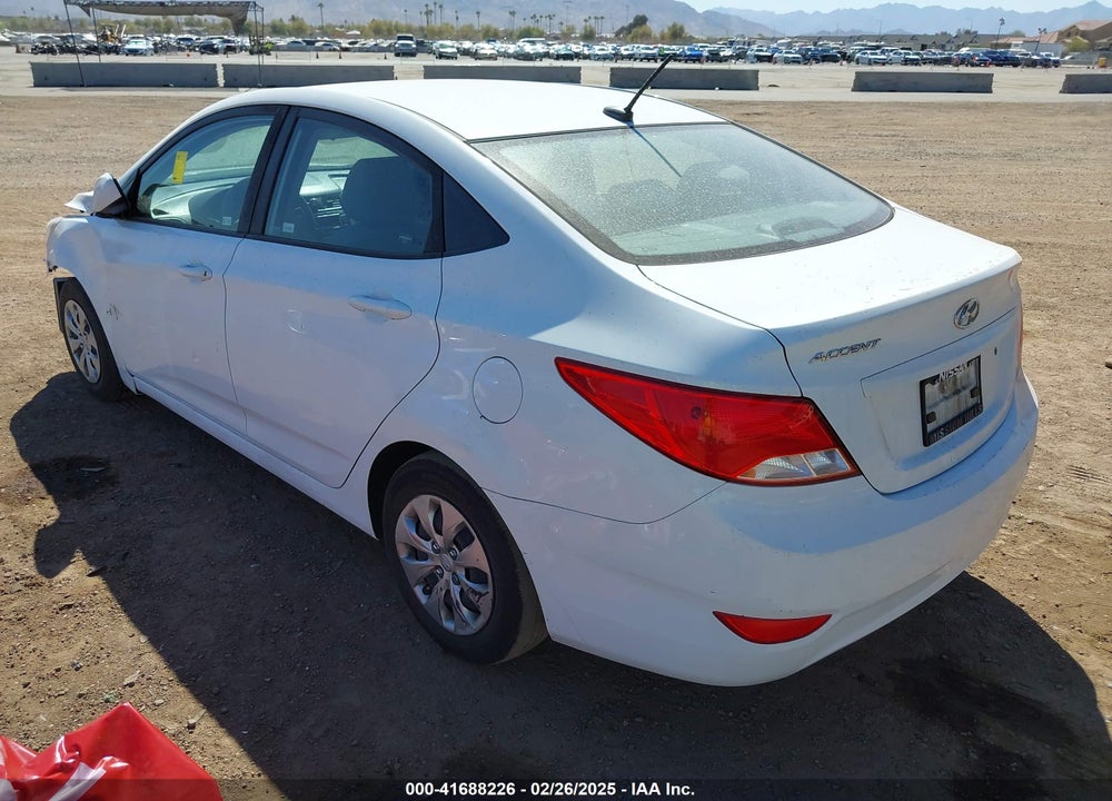 2017 HYUNDAI ACCENT VIN: KMHCT4AE8HU319510