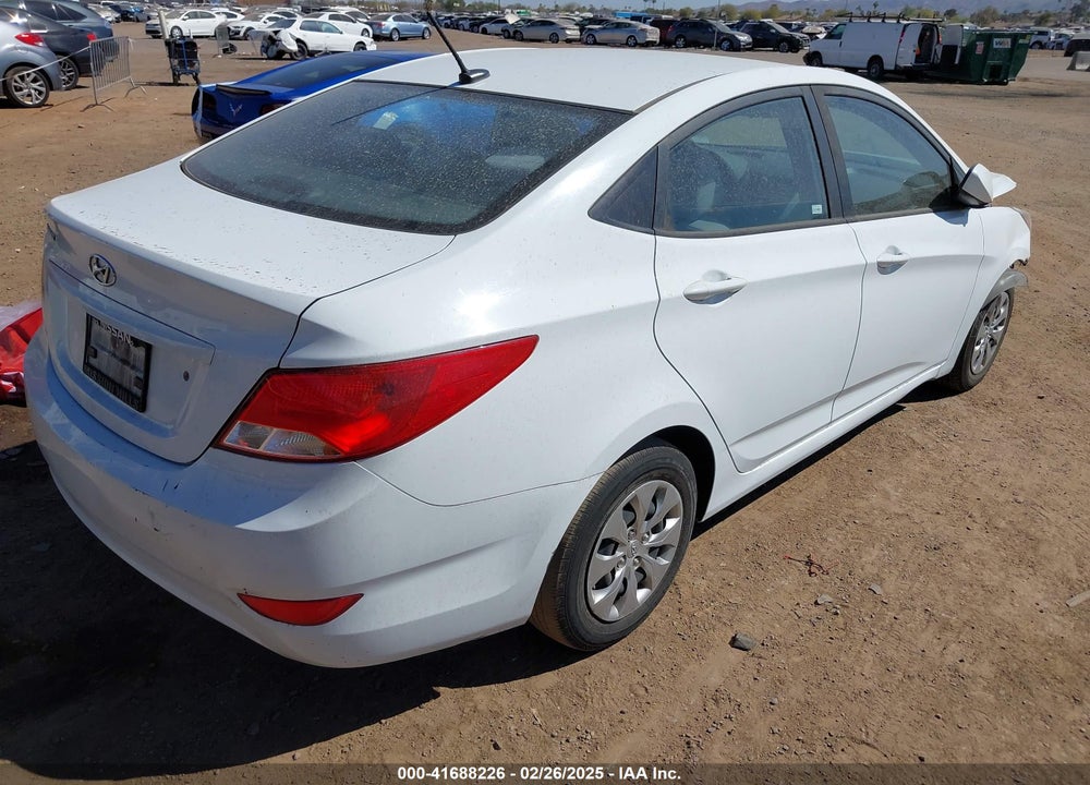 2017 HYUNDAI ACCENT VIN: KMHCT4AE8HU319510