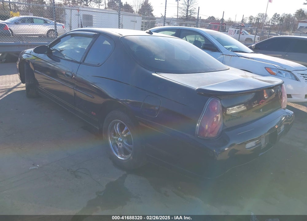2003 CHEVROLET MONTE CARLO SS VIN: 2G1WX12K939143090