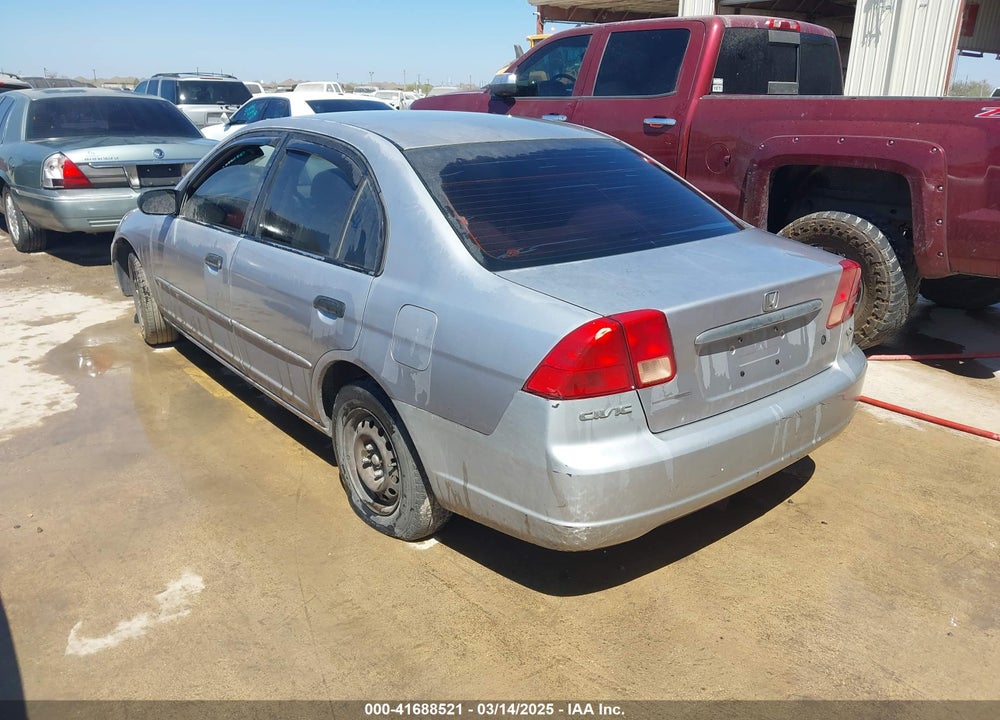 2001 HONDA CIVIC VIN: 1HGES15541L052405