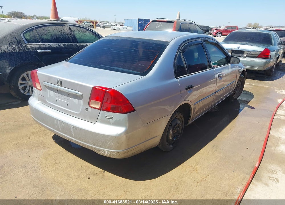 2001 HONDA CIVIC VIN: 1HGES15541L052405