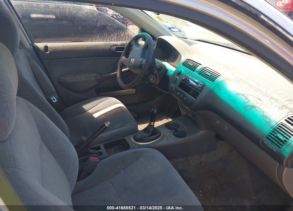 2001 HONDA CIVIC VIN: 1HGES15541L052405