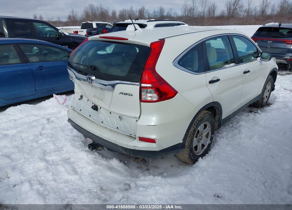 2016 HONDA CR-V VIN: 5J6RM4H38GL008464