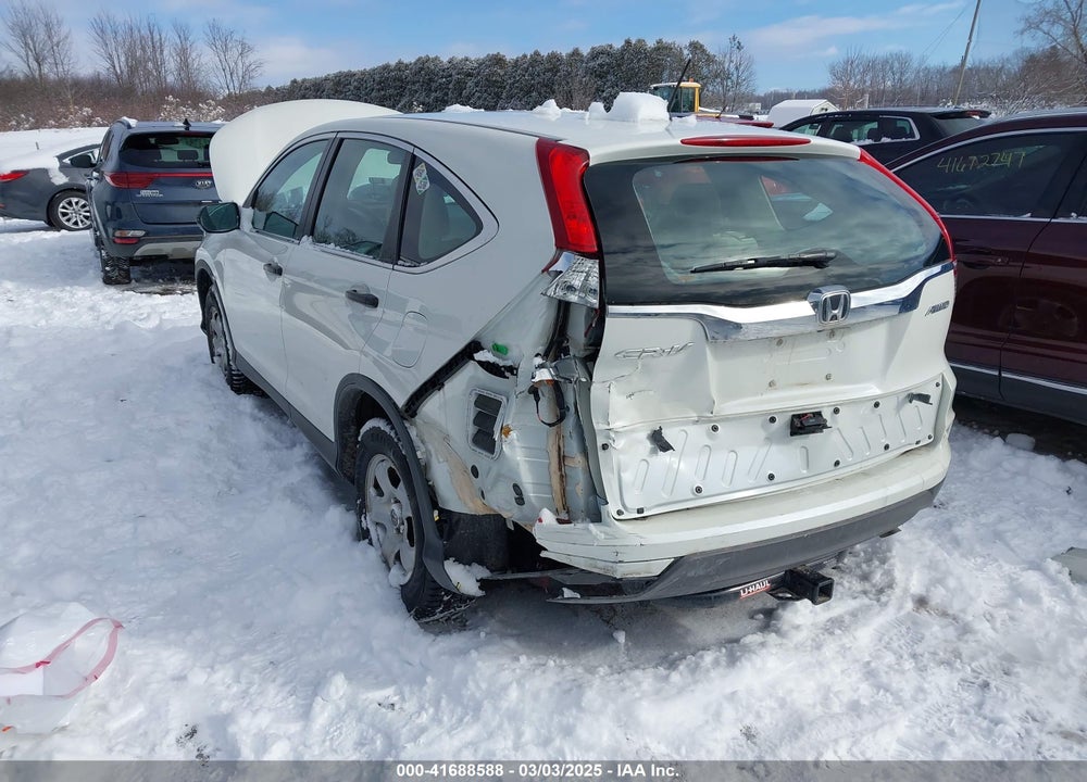 2016 HONDA CR-V VIN: 5J6RM4H38GL008464