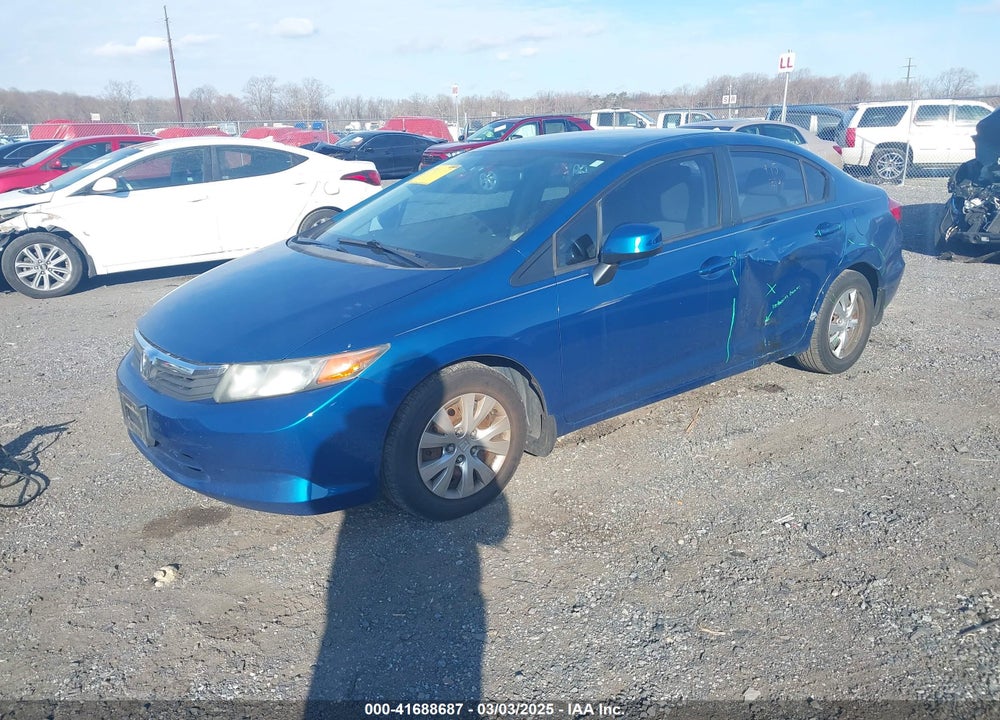 2012 HONDA CIVIC VIN: 2HGFB2F59CH531461