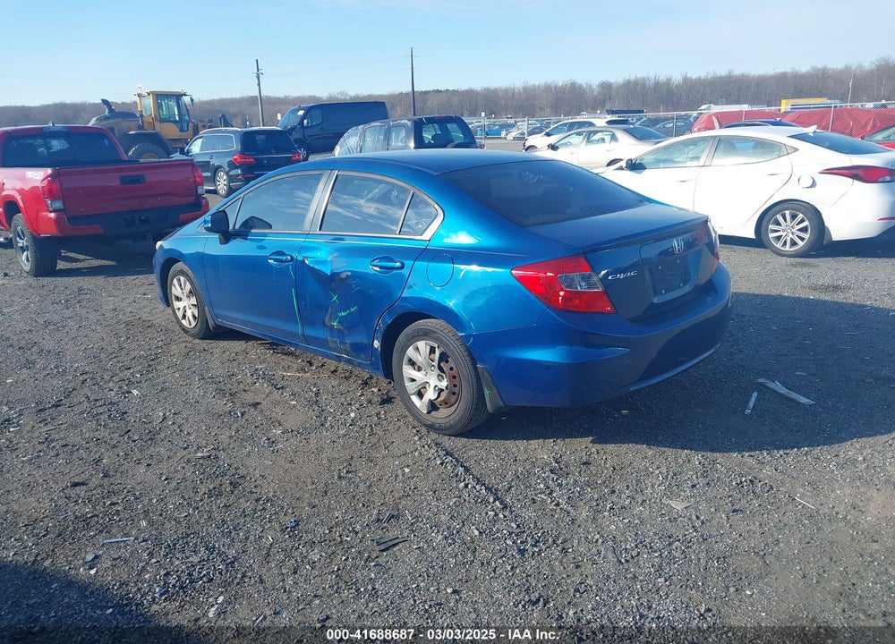 2012 HONDA CIVIC VIN: 2HGFB2F59CH531461