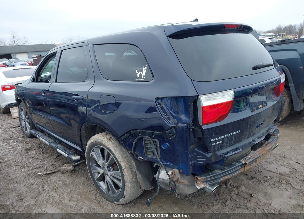 2013 DODGE DURANGO SXT VIN: 1C4RDJAG6DC661128