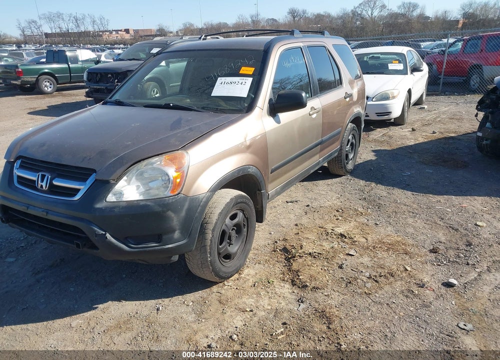 2002 HONDA CR-V LX VIN: JHLRD784X2C038528