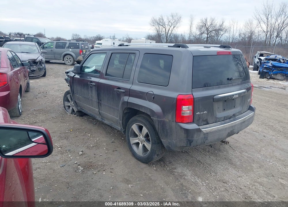 2017 JEEP PATRIOT HIGH ALTITUDE 4X4 VIN: 1C4NJRFB1HD194090