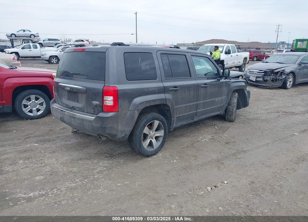 2017 JEEP PATRIOT HIGH ALTITUDE 4X4 VIN: 1C4NJRFB1HD194090