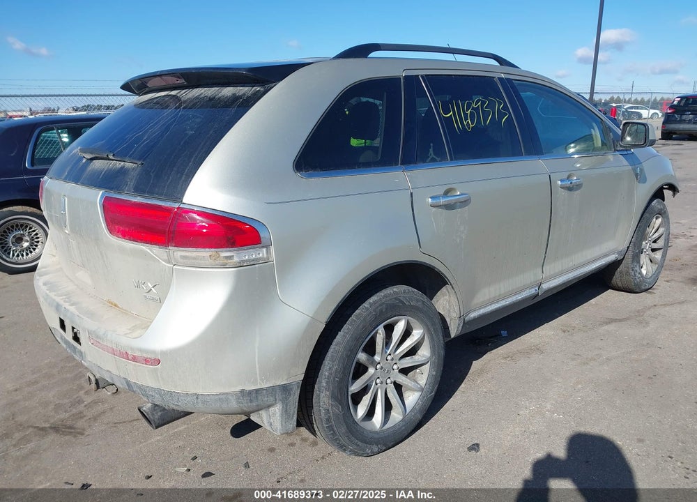 2011 LINCOLN MKX VIN: 2LMDJ8JK8BBJ04296