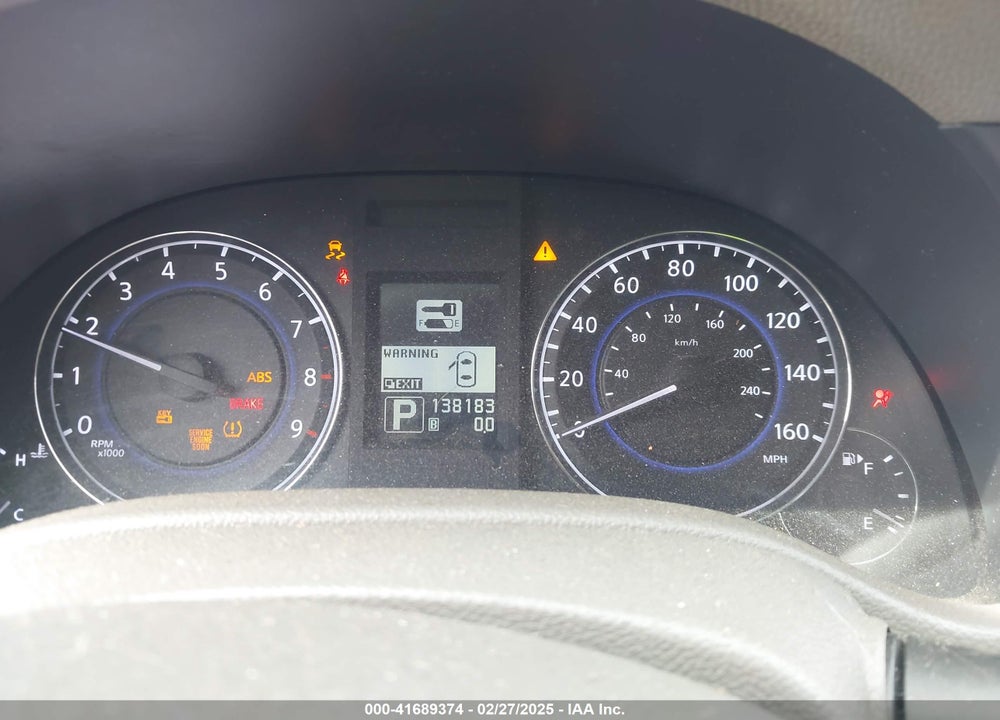 2011 INFINITI G25 JOURNEY VIN: JN1DV6AP7BM600157