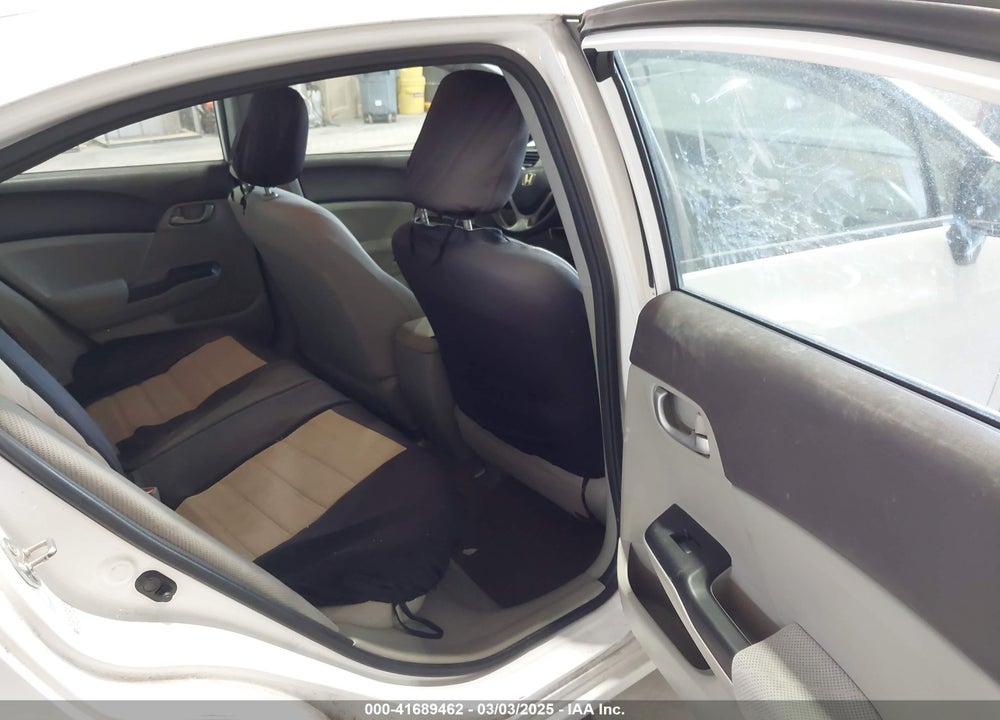 2012 HONDA CIVIC LX VIN: 19XFB2F57CE107853