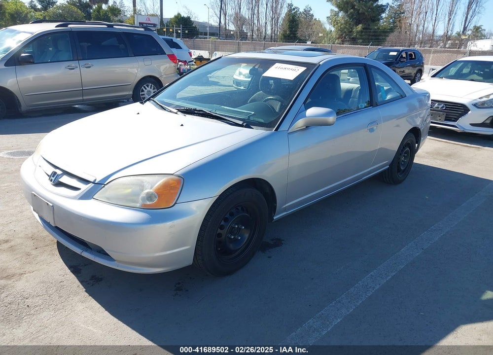 2002 HONDA CIVIC EX VIN: 1HGEM22982L110606