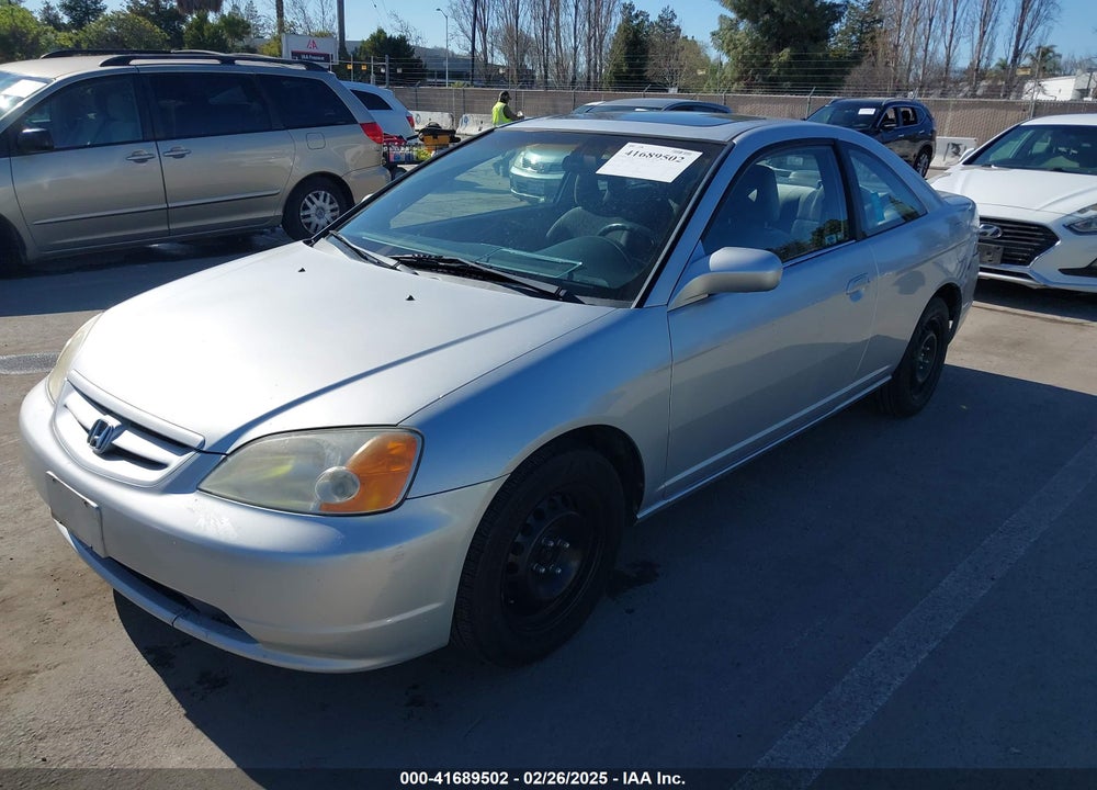 2002 HONDA CIVIC EX VIN: 1HGEM22982L110606