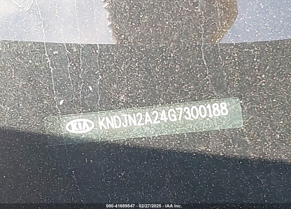 2016 KIA SOUL VIN: KNDJN2A24G7300188