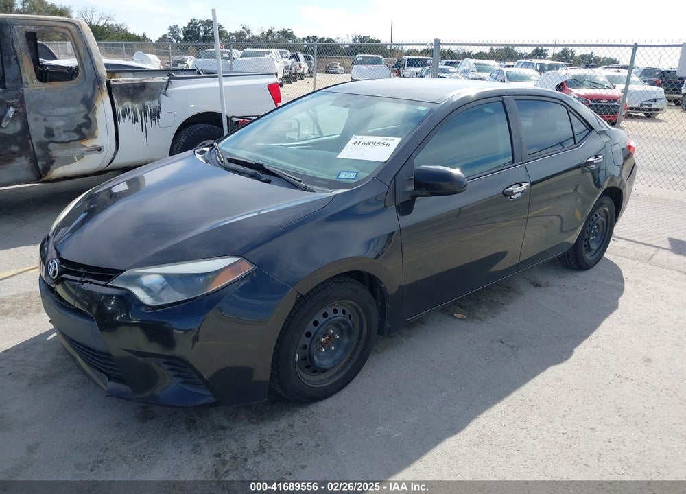 2014 TOYOTA COROLLA LE VIN: 5YFBURHE5EP080572