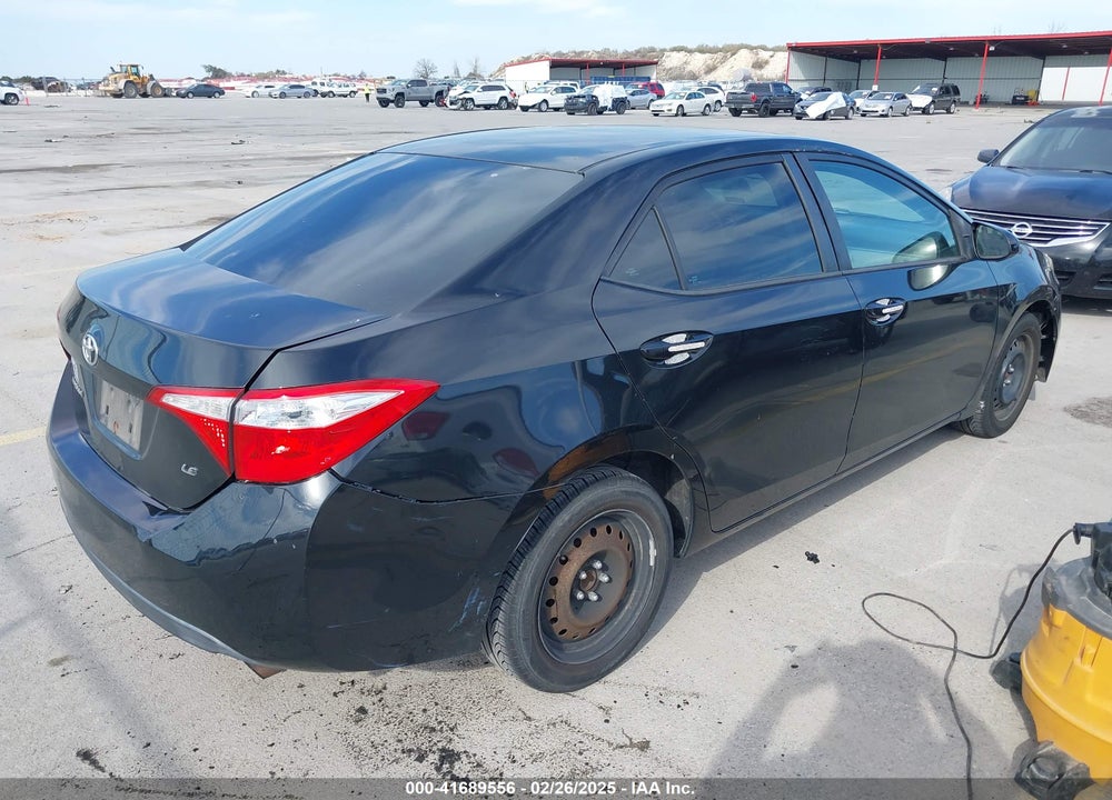 2014 TOYOTA COROLLA LE VIN: 5YFBURHE5EP080572