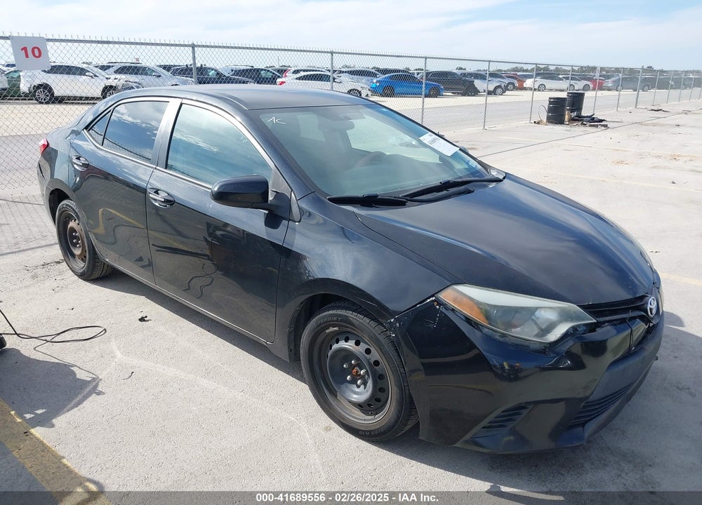 2014 TOYOTA COROLLA LE VIN: 5YFBURHE5EP080572