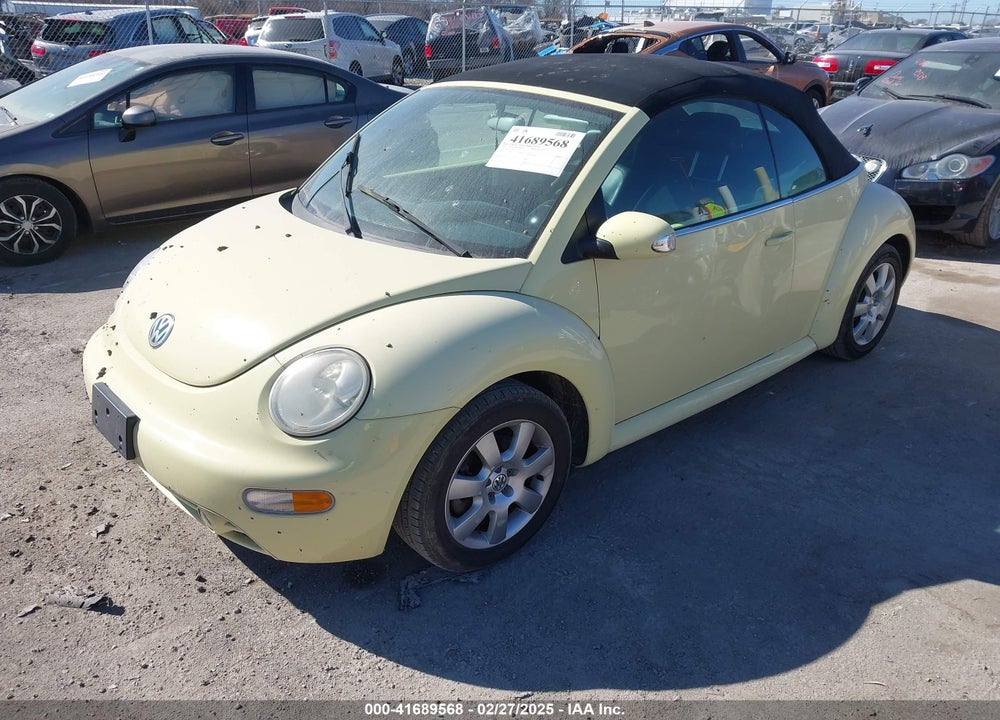 2003 VOLKSWAGEN NEW BEETLE GLS/GLS 1.8T VIN: 3VWCD21Y03M321164