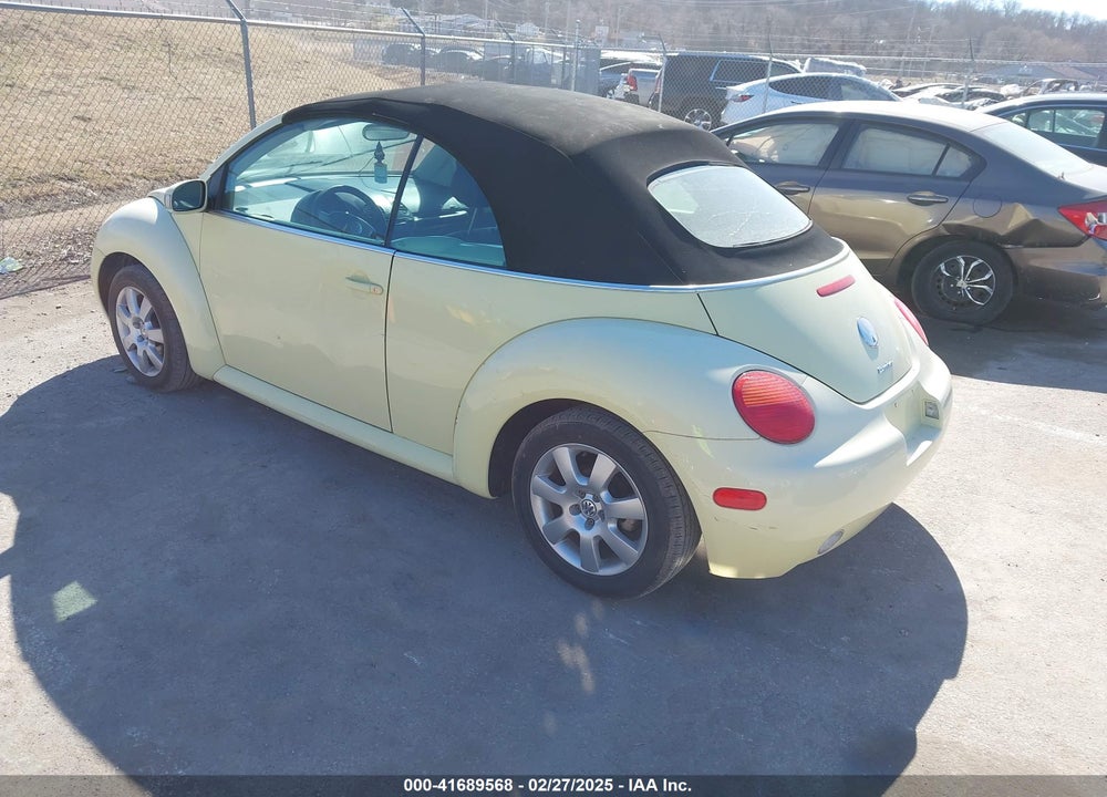 2003 VOLKSWAGEN NEW BEETLE GLS/GLS 1.8T VIN: 3VWCD21Y03M321164