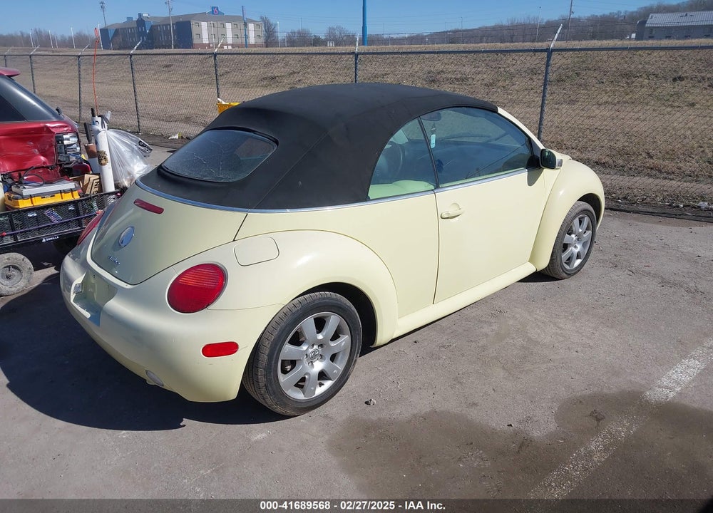 2003 VOLKSWAGEN NEW BEETLE GLS/GLS 1.8T VIN: 3VWCD21Y03M321164
