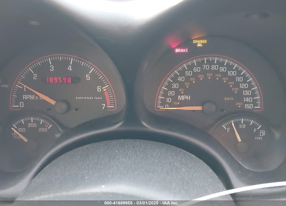 2001 PONTIAC GRAND AM GT VIN: 1G2NW52EX1C147666