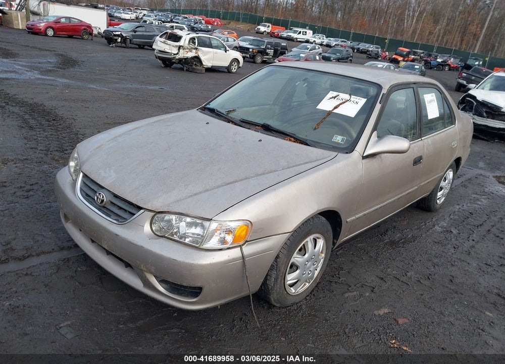 2001 TOYOTA COROLLA LE VIN: 2T1BR12E21C386182