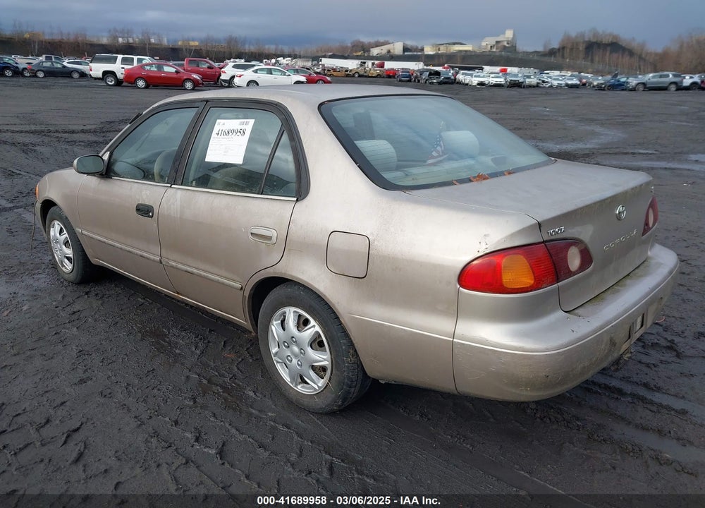 2001 TOYOTA COROLLA LE VIN: 2T1BR12E21C386182