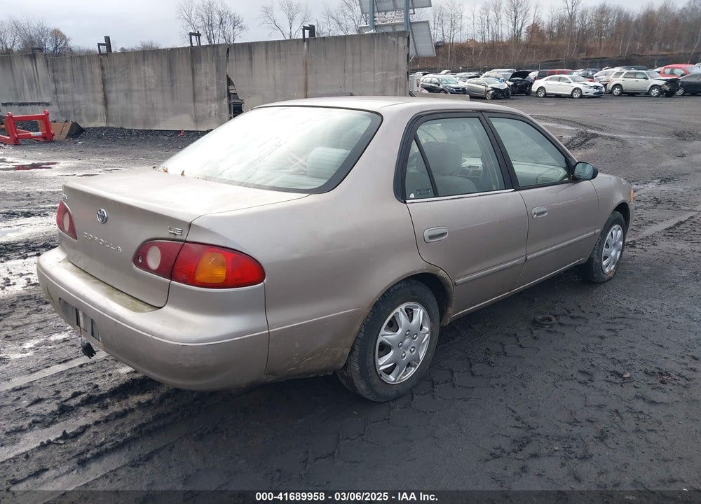 2001 TOYOTA COROLLA LE VIN: 2T1BR12E21C386182