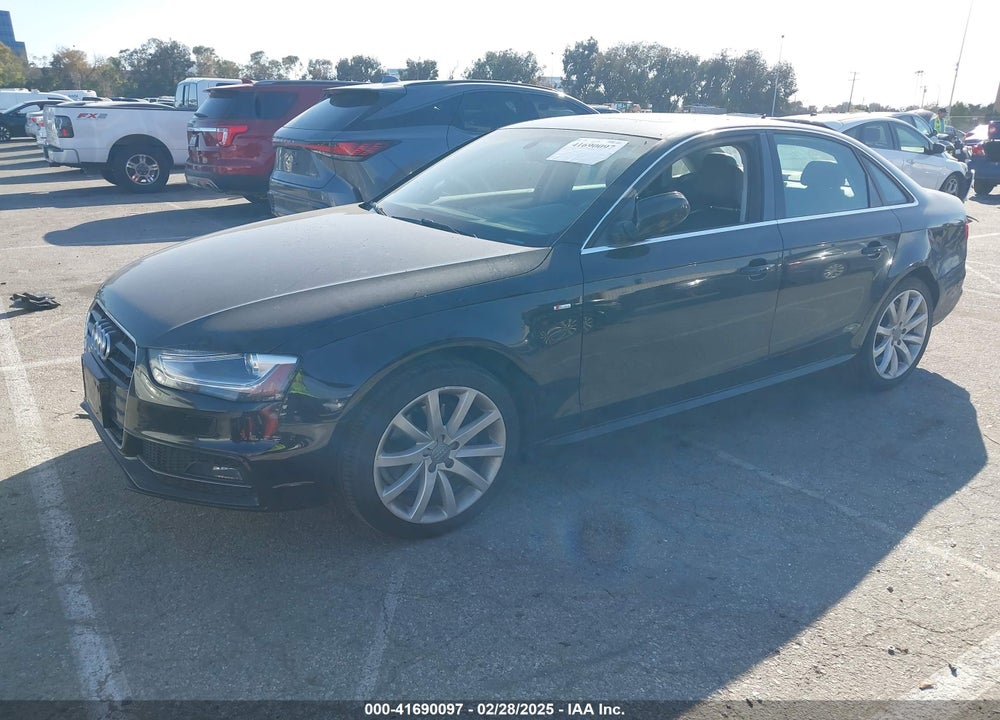 2014 AUDI A4 2.0T PREMIUM VIN: WAUAFAFL8EN029117