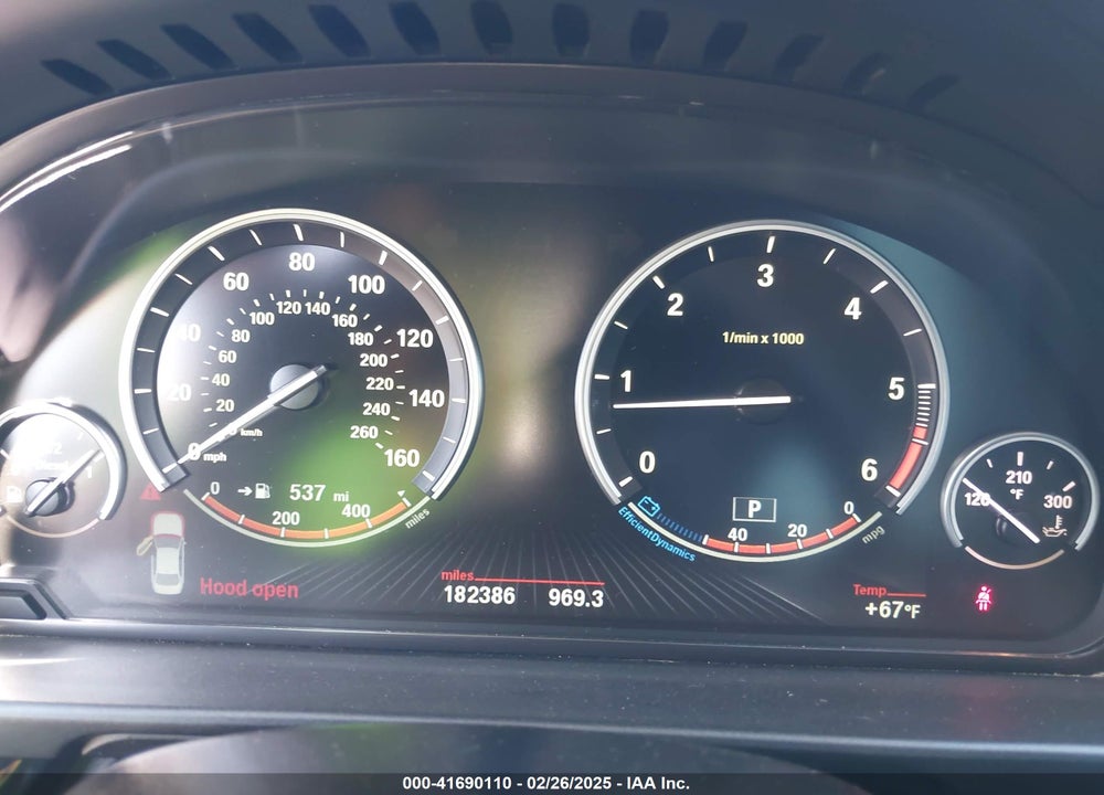 2015 BMW 535D VIN: WBAXA5C5XFD691536