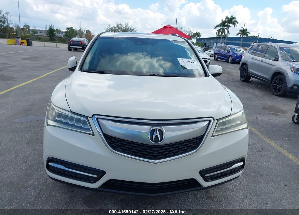 2014 ACURA MDX VIN: 5FRYD3H4XEB010977