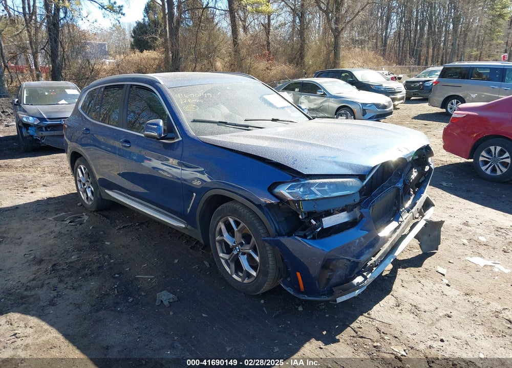 2022 BMW X3 XDRIVE30I VIN: 5UX53DP08N9K21325